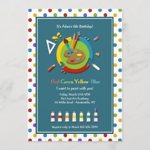 Art Class Invitation