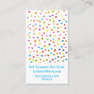 Art Classes for Kids business Card