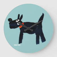 Art Clock: John Dyer Scotty Dog