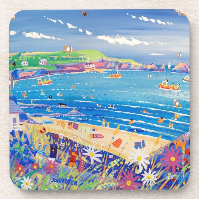 Art Coasters: Mother Iveys Bay Cornwall Coaster (Front)