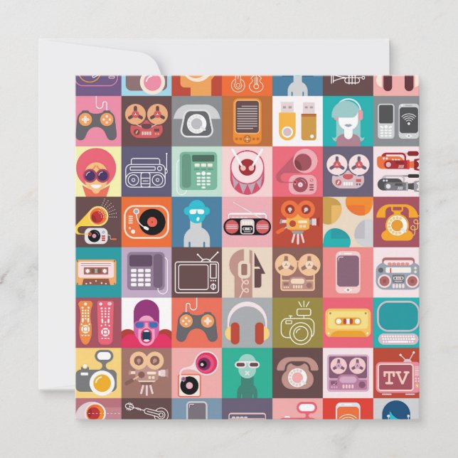 Art Collage   Invitation (Front)