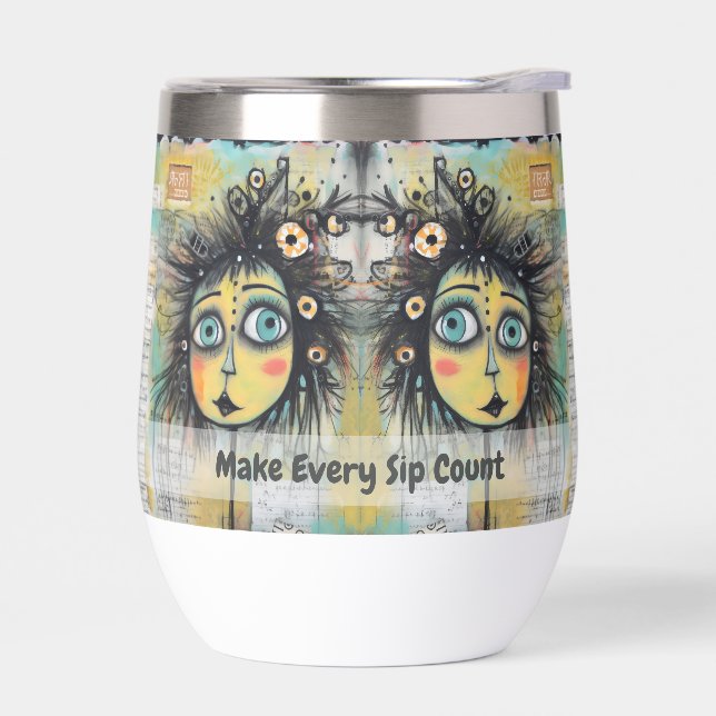 Art collage lady 12 (Left)