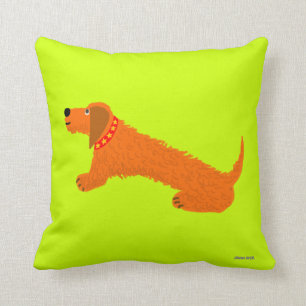 Art Cushion: Dachshund Dog. Sausage Dog. Digory Cushion