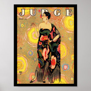 Art Deco 1926 Judge Magazine Poster