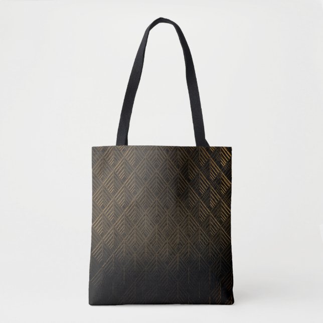 Art Deco 3D Illustration Background Tote Bag (Front)