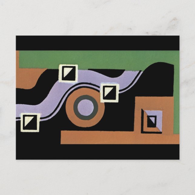 Art Deco Abstract  (72) Postcard (Front)