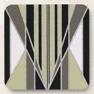 Art Deco Abstract Design Coaster