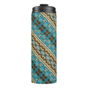 Art Deco Abstract eyes of dreams Thermal Tumbler
