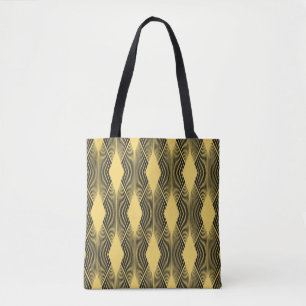 Art Deco Abstract Geometric Background Tote Bag