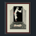 Art Deco Ad Bronnley's Soap 16 x 20 Poster<br><div class="desc">Great,  vintage,  advertisement for Bronnley's of London Bath Soap. Poster measures 16 x 20.</div>