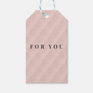 Art Deco Arches Elegant "For You" Gift Tags
