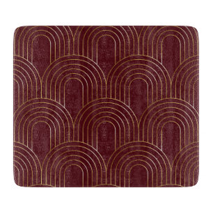 Art Deco Arches Elegant Modern Vintage Scallop Cutting Board