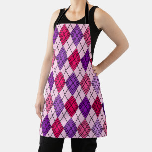 Art Deco Argyle  Apron