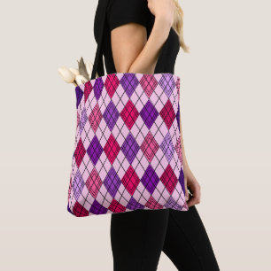 Art Deco Argyle  Tote Bag