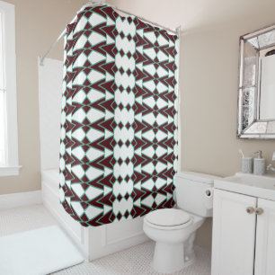 Art Deco Arrows  Shower Curtain
