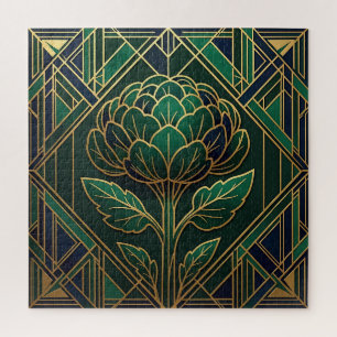 Art Deco Artichoke Jigsaw Puzzle