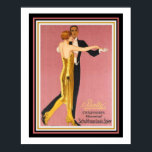 Art Deco "Bally Chaussures"  Poster 16 x 20<br><div class="desc">Nice vintage,  Art Deco,  advertisement for Bally Chaussures. Poster measures 16 x 20 Joco Studio.</div>
