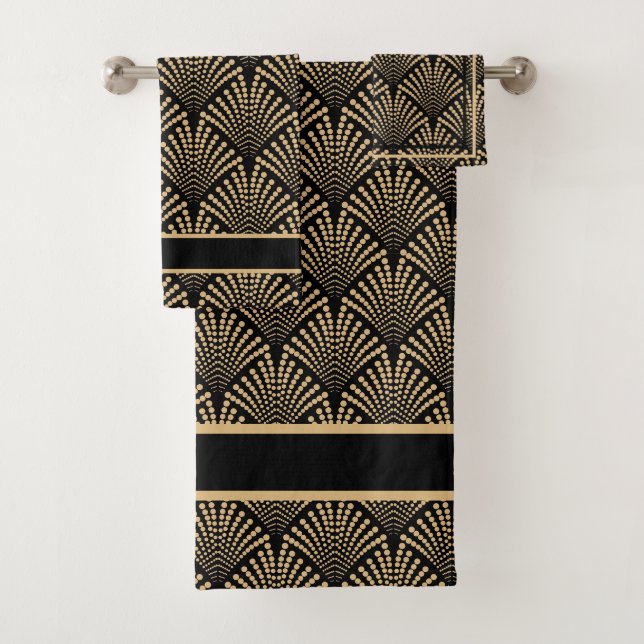 Art Deco Bath Towel Set (Insitu)