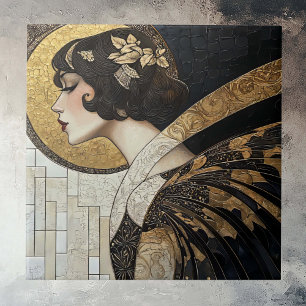 Art Deco Beauty  Tile