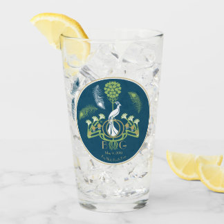 Art Deco Beer Glass Pint Wedding