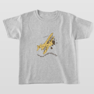 Art Deco Bi-planes - let your imagination fly. T-Shirt