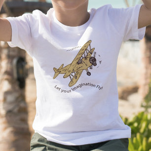 Art Deco Bi-planes - let your imagination fly. Toddler T-Shirt