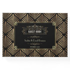 Art Deco Black Gatsby 1920s Style Wedding