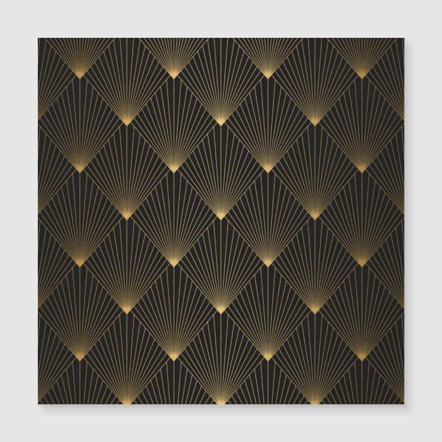 Art Deco: Black Gold Elegance. (Front)