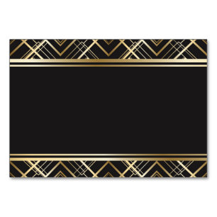 Art deco,black,gold,elegant,chic,monogram ready, table number