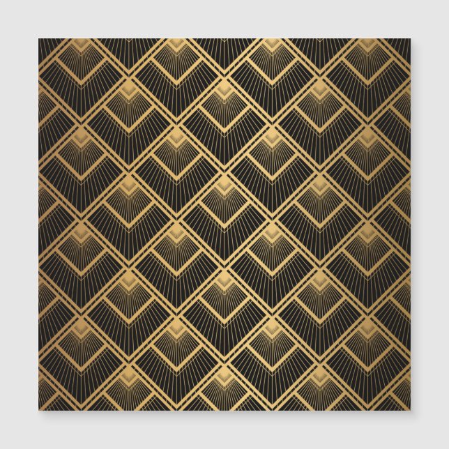 Art Deco Black Gold: Geometric (Front)