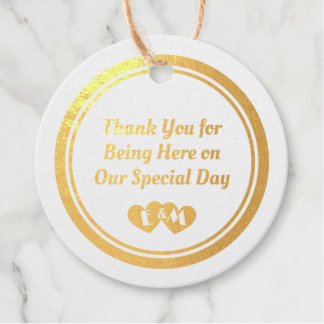 Art Deco Black Gold Geometry Wedding Special Event Favour Tags