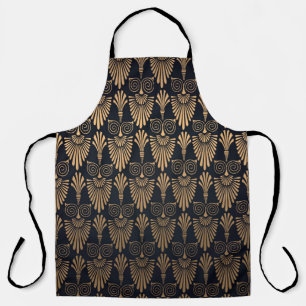 Art Deco Black Gold: Retro. Apron