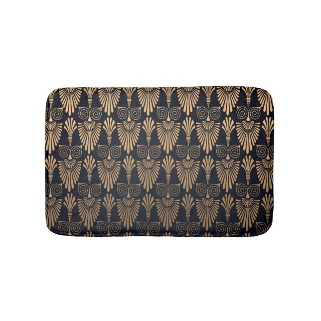 Art Deco Black Gold: Retro. Bath Mat (Front)