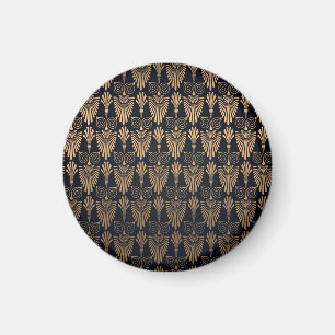 Art Deco Black Gold: Retro. Magnet