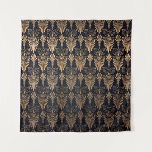 Art Deco Black Gold: Retro. Tapestry