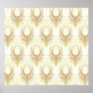 Art Deco Black Gold: Roaring 1920s Poster