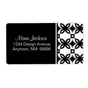Art Deco Blooms Shipping Labels