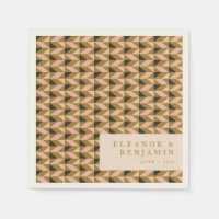 Art Deco Blush Gold Wedding Custom