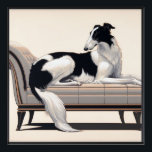 Art Deco Borzoi Acrylic Wall Art<br><div class="desc">Perfect for the Borzoi lover!</div>