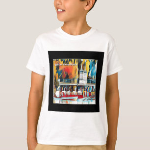 Art Deco Boston Swan Boats T-Shirt