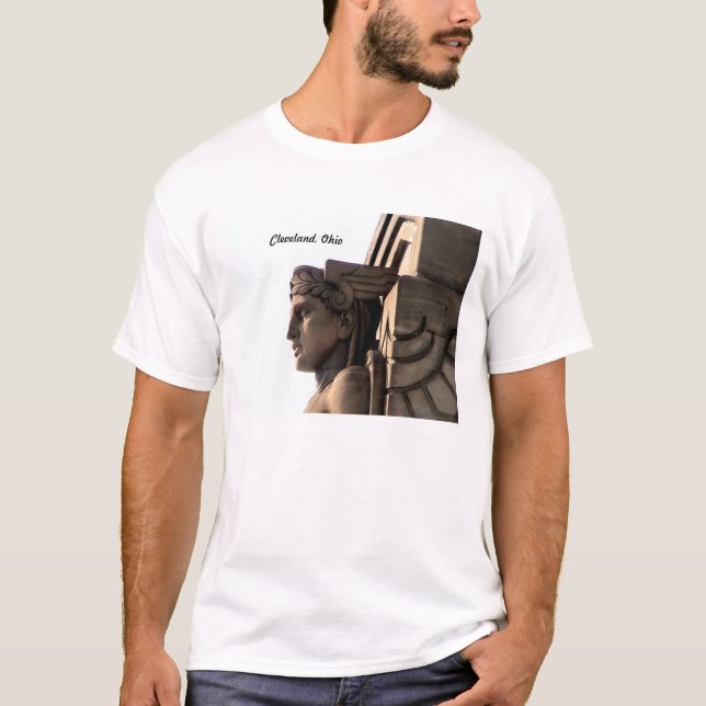 Art Deco Bridge Cleveland, OH T- Shirt (Front)