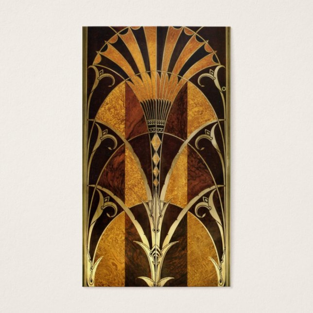 Art Deco Burl Wood (Front)