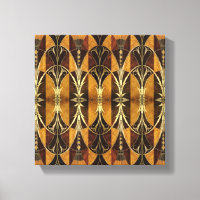 Art Deco Burl Wood