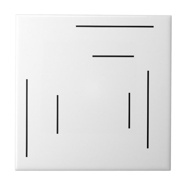 Art Deco Burst Matching Ceramic Tile (Front)