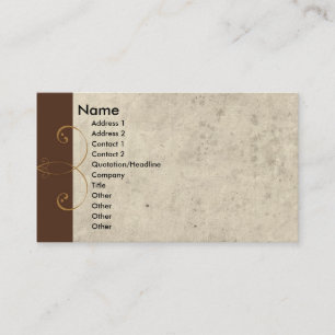 Art Deco Business Card