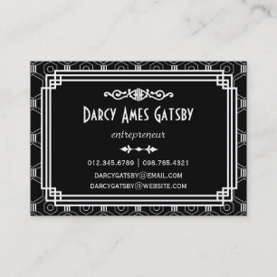 Art Deco Business Cards