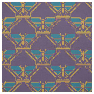 Art Deco Butterflies Fabric