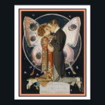Art Deco Butterfly Couple 16 x 20 Print<br><div class="desc">Joseph Leyendecker's Butterfly Couple Art Deco Print.</div>