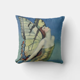 Art Deco Butterfly Cushion