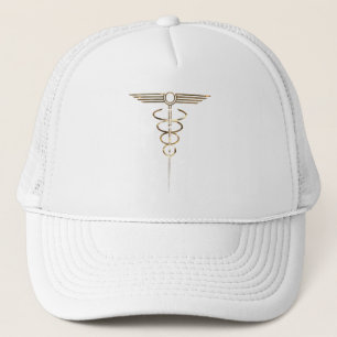 Art Deco Caduceus Trucker Hat